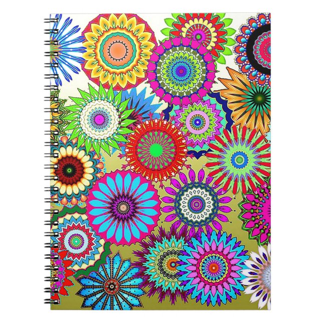 Mosaic Pinwheels Notebook (Front)