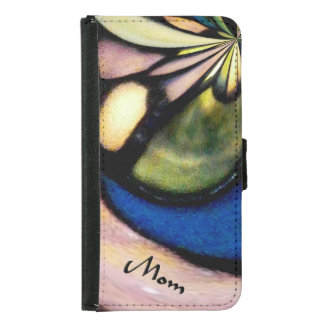 Mosaic Print for Mom Wallet Phone Case For Samsung Galaxy S5