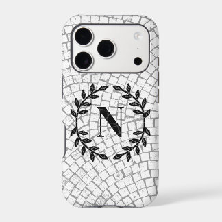 Mosaic Print Monogram iPhone 17 Pro Case