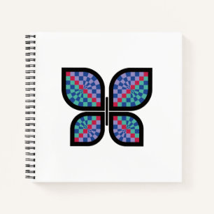 Mosaic Radiance Butterfly Notebook