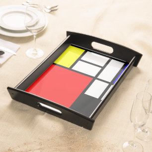 MOSAIC rectangles squares colored I + your ideas Serving Tray