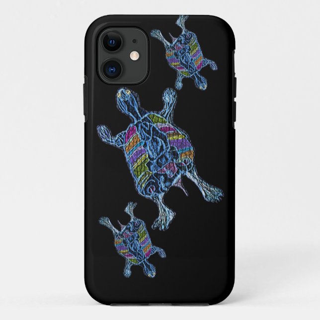 Mosaic Sea Turtles IPhone5 Case (Back)