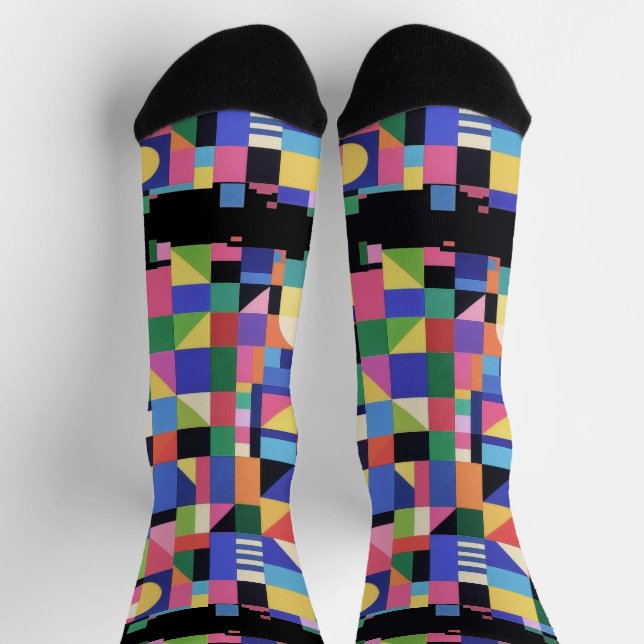 Mosaic Spectrum Socks (Top)