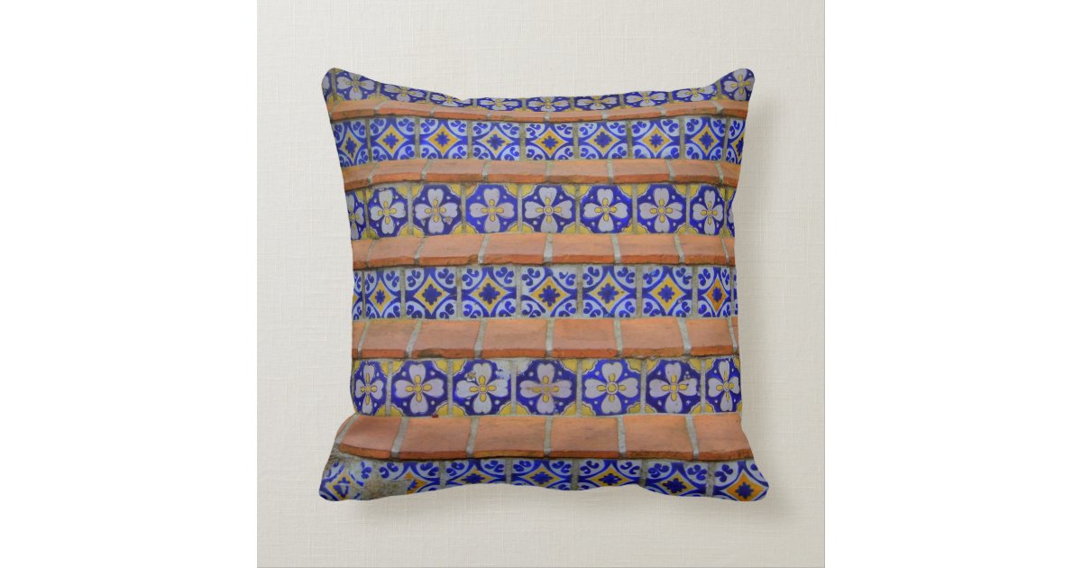 Mosaic Stairs Throw Pillow Zazzle