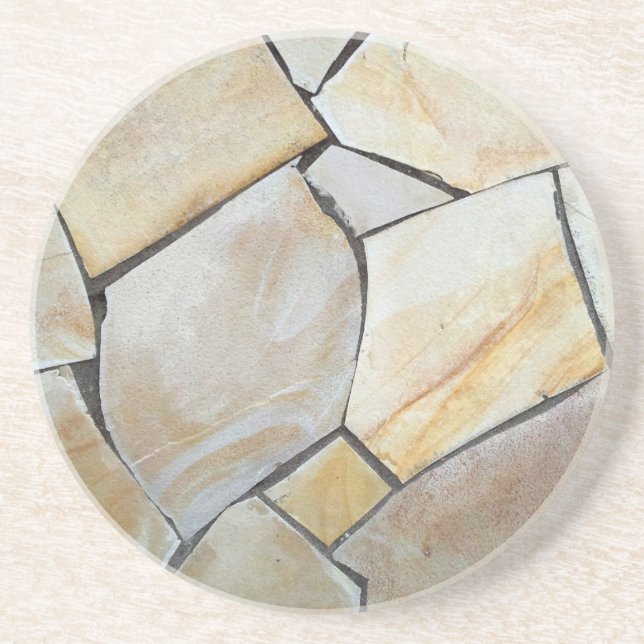 mosaic stone coaster set (Front)