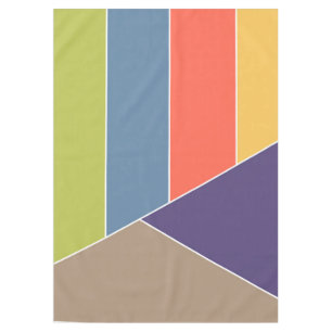 MOSAIC stripes triangles colored I + your ideas Tablecloth