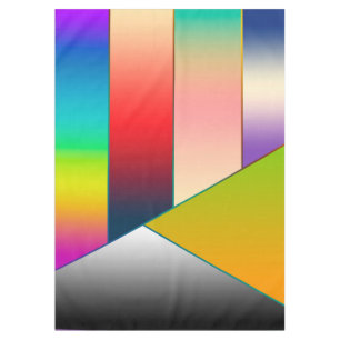 MOSAIC stripes triangles colored II + your ideas Tablecloth