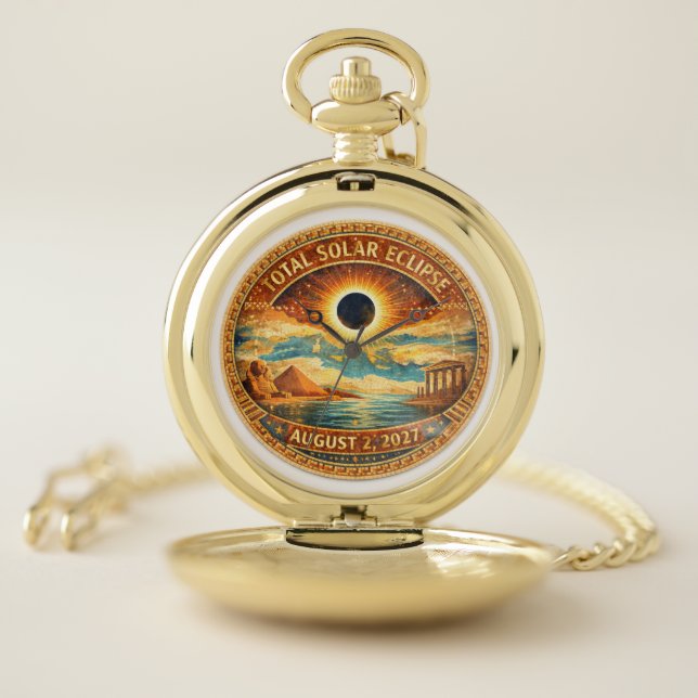 Mosaic Style 2027 Eclipse Pocket Watch (Inside)
