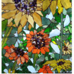 Mosaic Sunflower Cutout<br><div class="desc">Mosaic Sunflower By Therese Dietzel of Willowcatdesigns</div>