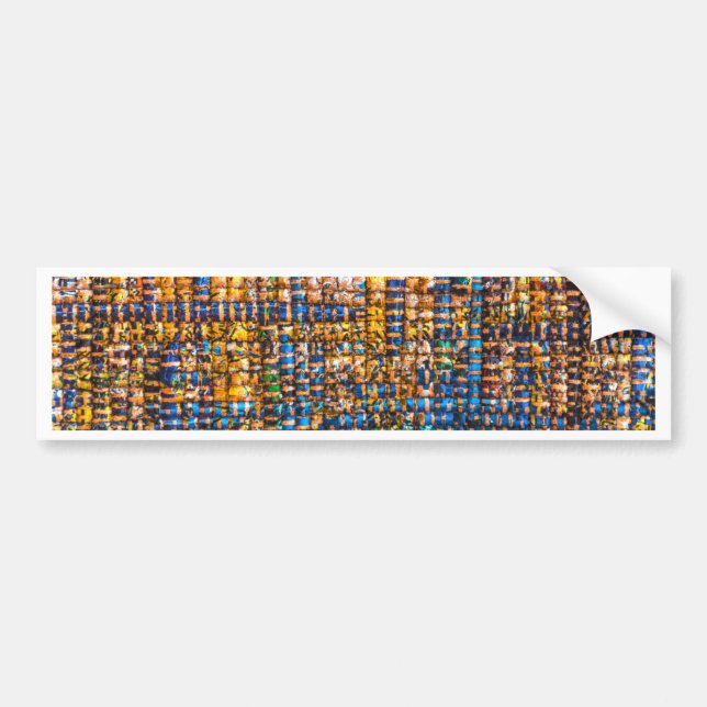 Mosaic Tapestry Bumper Sticker (Front)