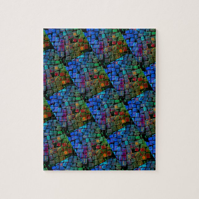 Mosaic Tile Jigsaw Puzzle (Vertical)