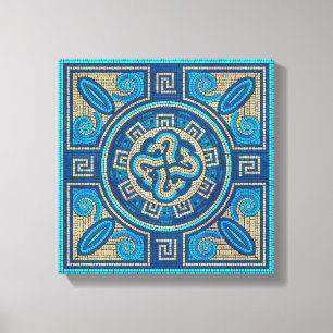 Mosaic Tile Ornament Canvas Print