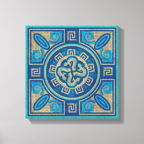 Mosaic Tile Ornament Canvas Print