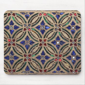 Mosaic Tile Pattern Stone Glass Moroccan Photo Mouse Pad by iBella at Zazzle