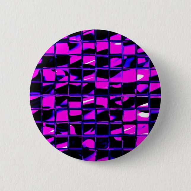 Mosaic Tile (purple) Pinback Button (Front)