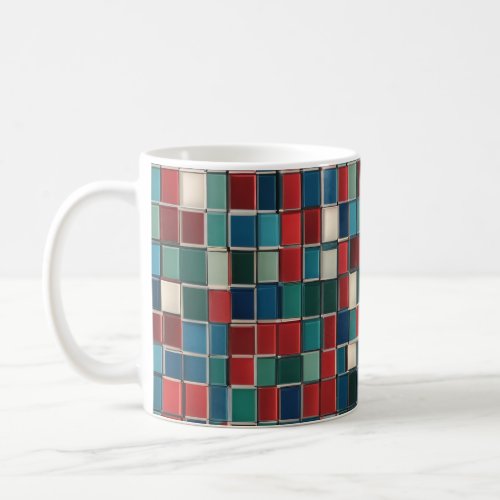 Mosaic tile stones coffee mug