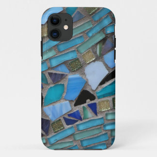 Mosaic Tiles of Blue and Green iPhone 11 Case