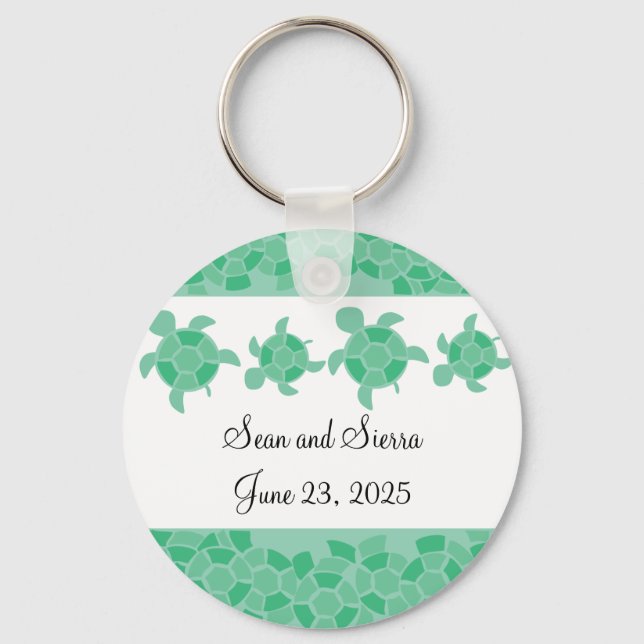 Mosaic Turtles Keychain (Front)
