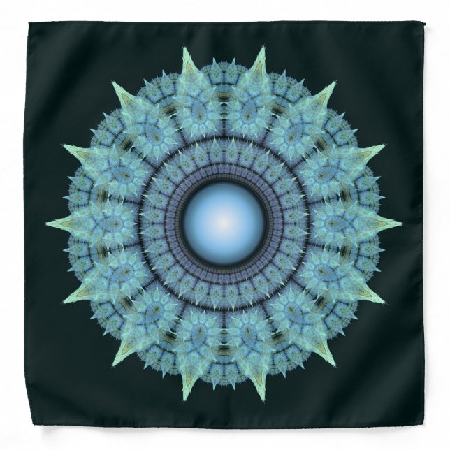 Mosaic visual soft pattern bandana (Front)