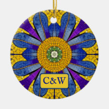 Mosaic with Roman Style Tiles - your text on