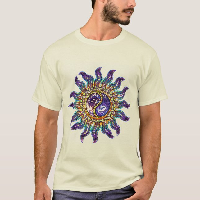 Mosaic Yin Yang Sun T-Shirt (Front)