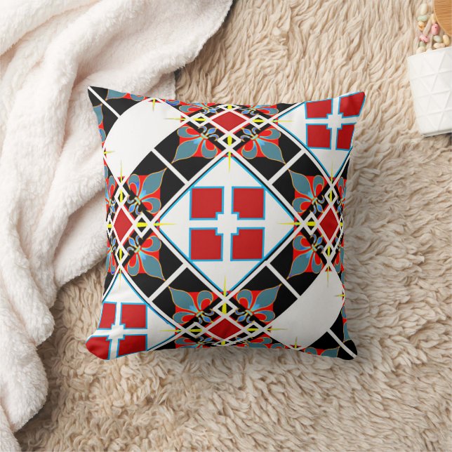 Mosaic Yoga Mat Throw Pillow (Blanket)