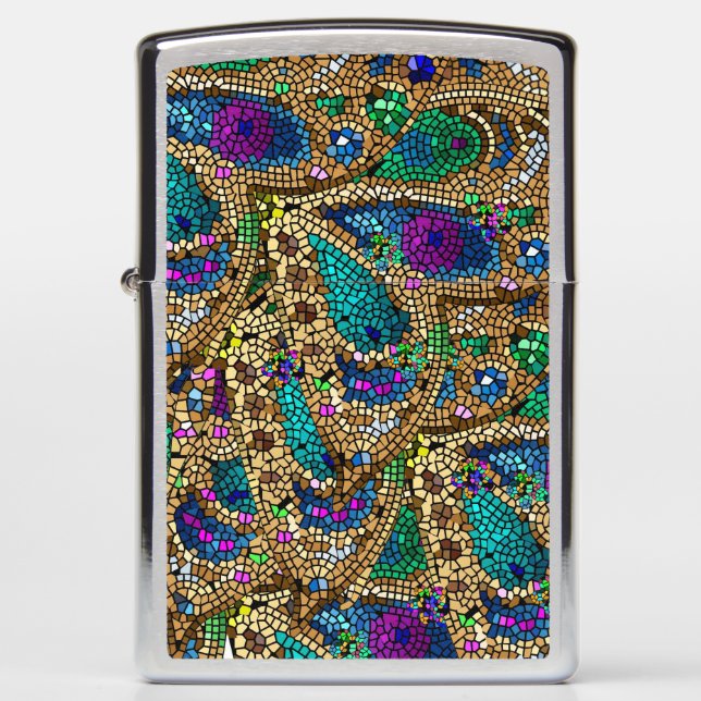 Mosaic Zippo Lighter (Front)