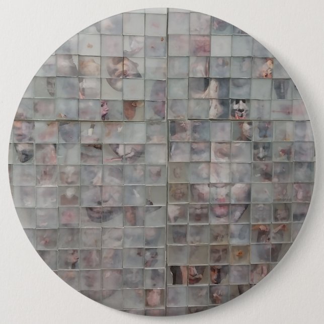 Mosaics art  button (Front)