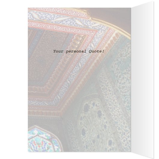 Mosaiic - Card Greeting-, Note (Inside (Left))