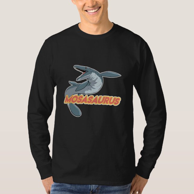 Mosasaurus Dino Prehistoric Dinosaur  1 T-Shirt (Front)
