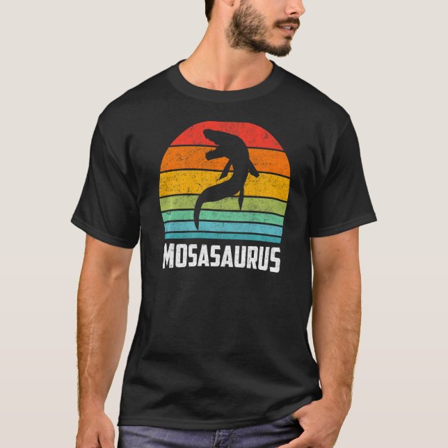 Mosasaurus Dino Prehistoric Dinosaur  2 T-Shirt (Front)