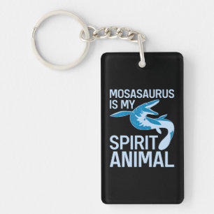 Mosasaurus Dinosaur Underwater Archaeology Ocean Keychain