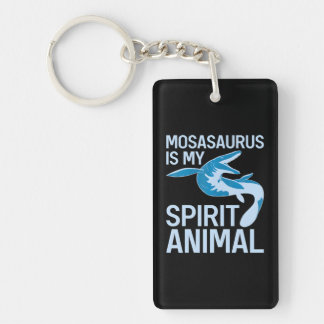 Mosasaurus Dinosaur Underwater Archaeology Ocean Keychain