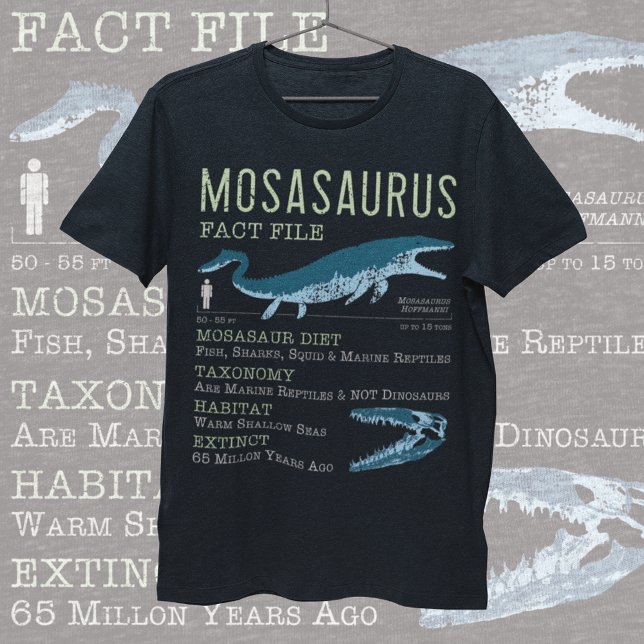Mosasaurus Facts T-Shirt (Creator Uploaded)