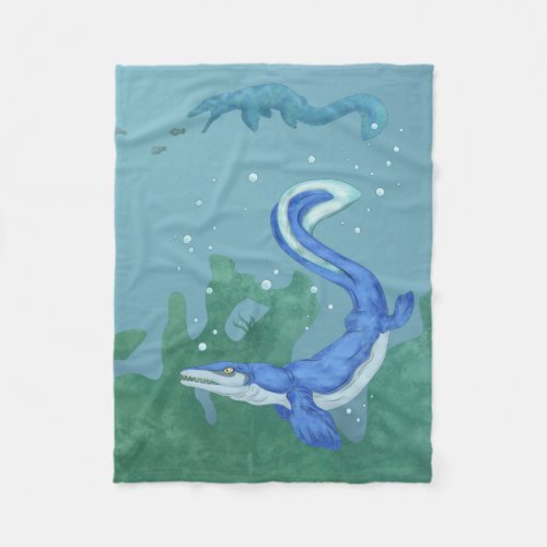 Mosasaurus Fleece Blanket