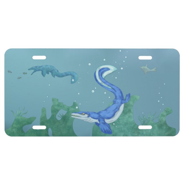 Mosasaurus License Plate (Front)