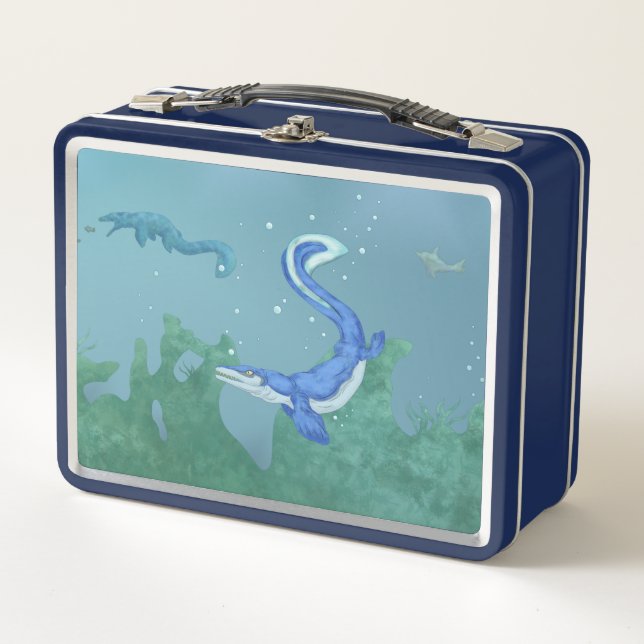 Mosasaurus Metal Lunch Box (Front)