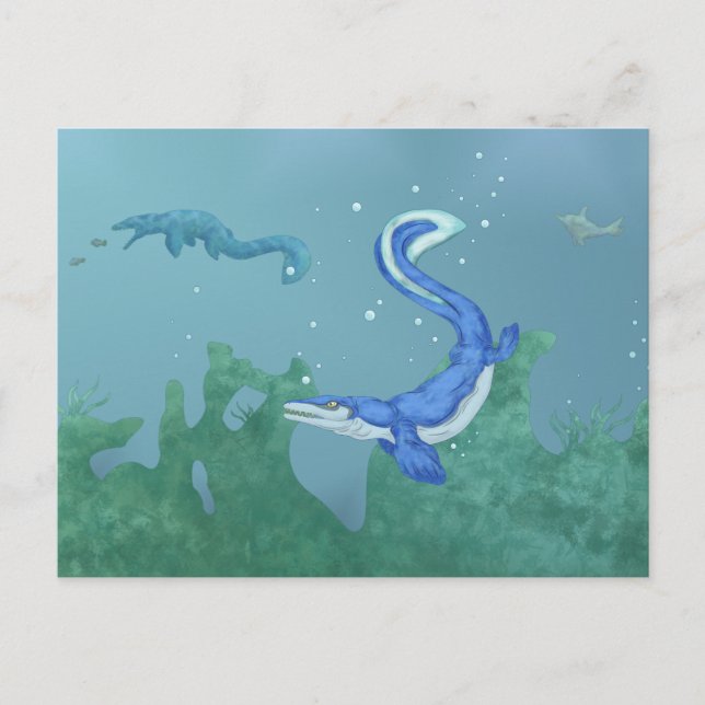 Mosasaurus Postcard (Front)