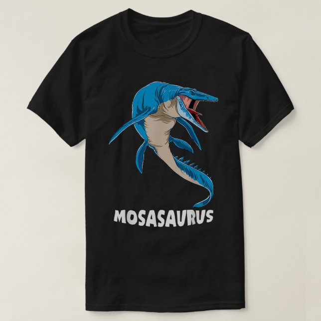 Mosasaurus Prehistoric Design T-Shirt (Design Front)