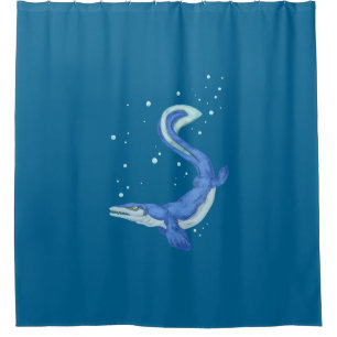Mosasaurus Shower Curtain