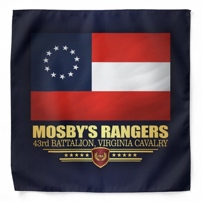 Mosby's 43rd Battalion, Virginia Cavalry Bandana (Front)