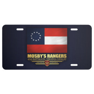 Mosby's 43rd Battalion, Virginia Cavalry License Plate