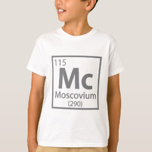Moscovium - Russian Science Periodic Table T-Shirt