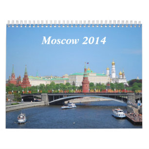 Moscow 2014 Wall Calendar