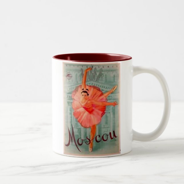 Moscow Ballet Two-Tone Coffee Mug (Right)
