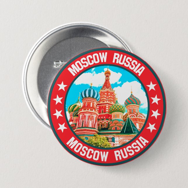 Moscow                                             button (Front & Back)