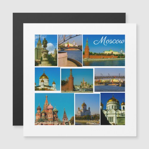 Moscow City Kremlin Moskva Architecture Magnet