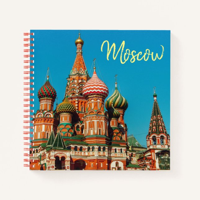 Moscow City St Basil's Cathedral Architecture Notebook (Front)
