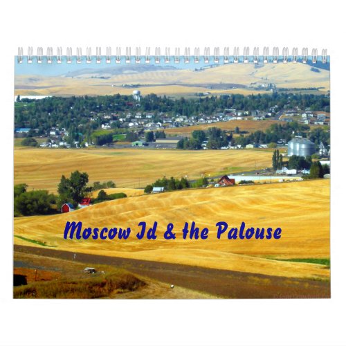 Moscow Id  the Palouse Calendar