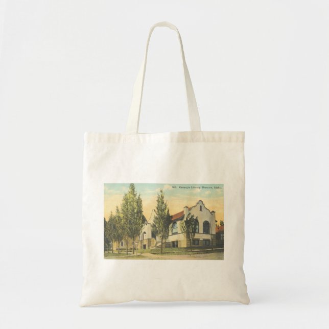 Moscow Idaho Carnegie Library Bag (Front)
